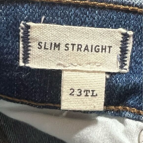 Madewell Slim Straight: Distressed Button Front Edition Jeans 23TL - Picture 6 of 12